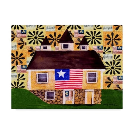 Cheryl Bartley 'One Flag One Land' Canvas Art,18x24